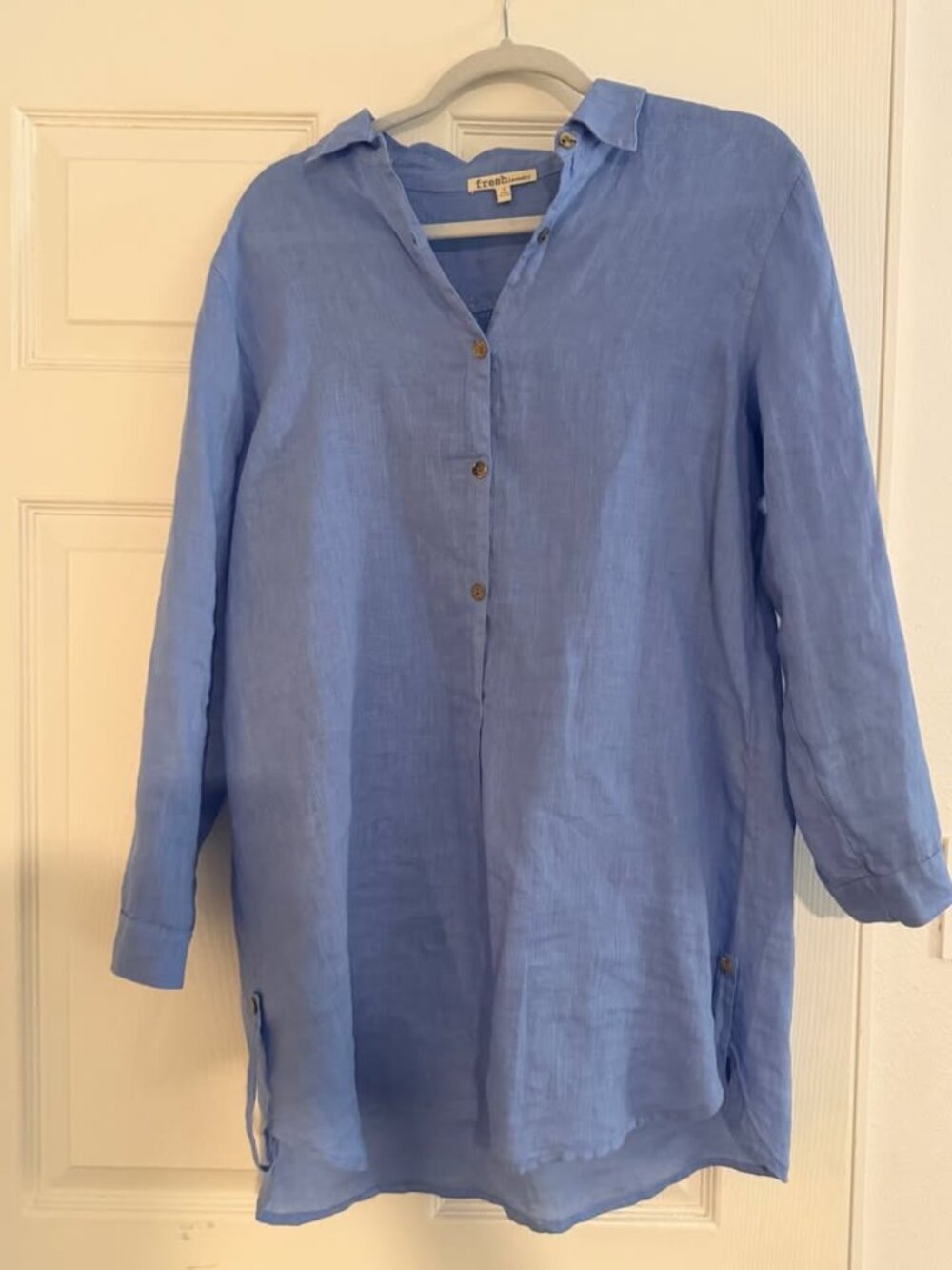 Fresh Laundry 100% Linen Tunic / Long Button-Up